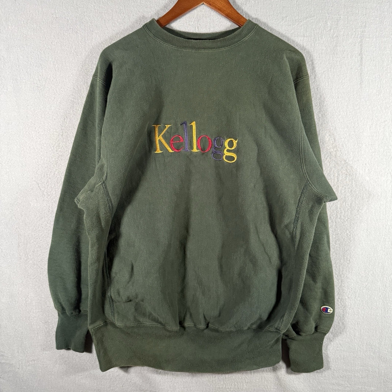 Vtg 90s Kellogg School Of Management Sweatshirt Xl Northwestern Reverse Weave